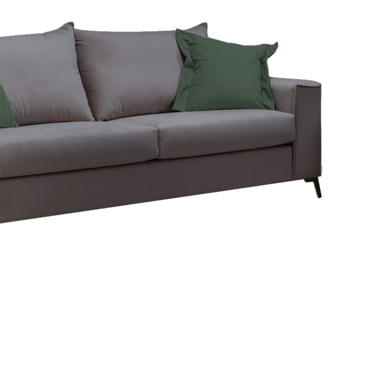 3 seater Verona sofa anthracite - cypress cushions 225x93x100cm