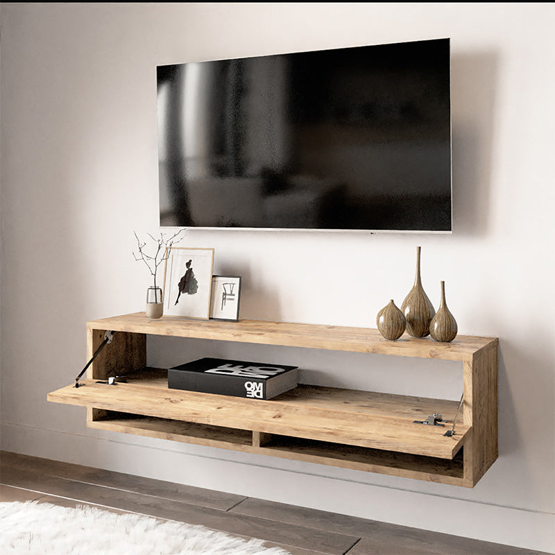 Roscoe wall TV unit in color oak 100x31,5x29,5cm