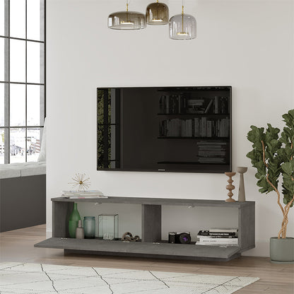 Zoeva pakoworld TV cabinet color gray cemento 140x35,5x38cm