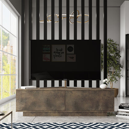 TV cabinet Zoeva pakoworld brown color antique 140x35,5x38cm