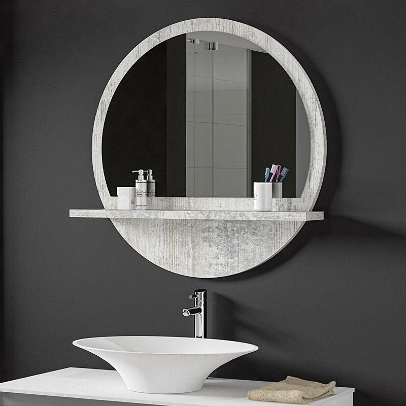 Mirror Lesley pakoworld white antique 60x2x60cm