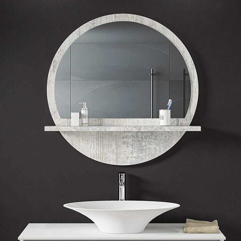 Mirror Lesley pakoworld white antique 60x2x60cm