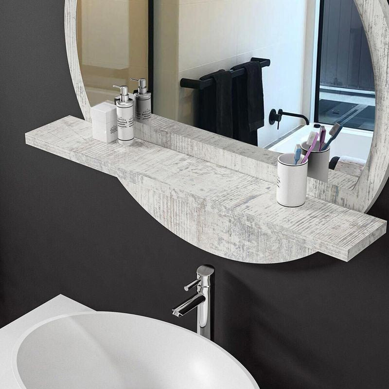 Mirror Lesley pakoworld white antique 60x2x60cm