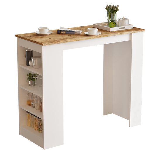 Table Bar Riff pakoworld white-sonoma120x51.5x101.5cm