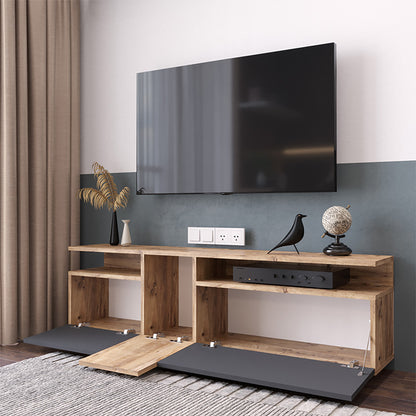 TV stand Elana pakoworld sonoma-anthracite 150x29.5x46.3cm