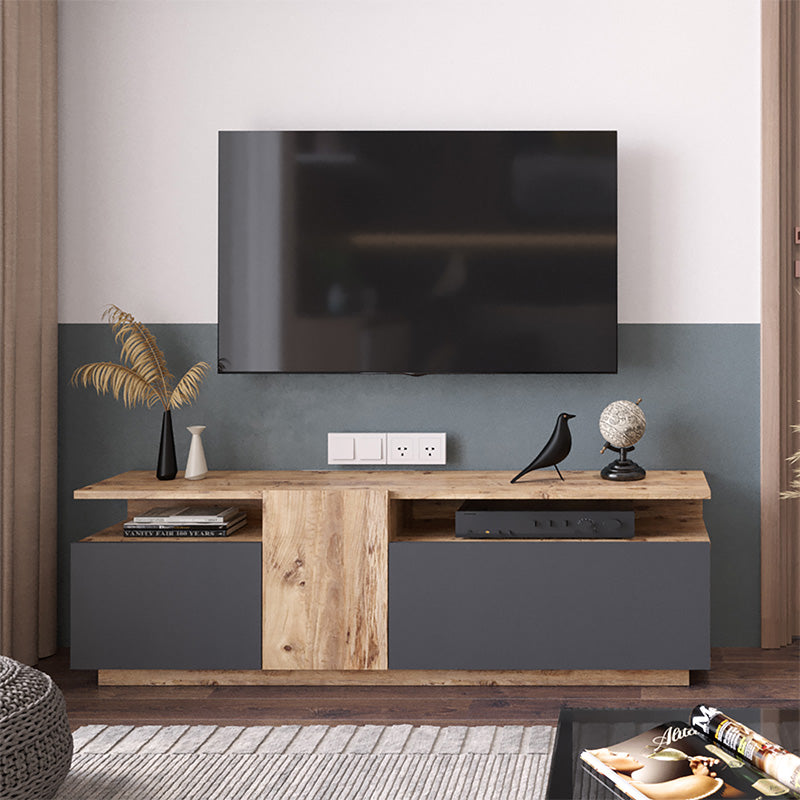 TV stand Elana pakoworld sonoma-anthracite 150x29.5x46.3cm