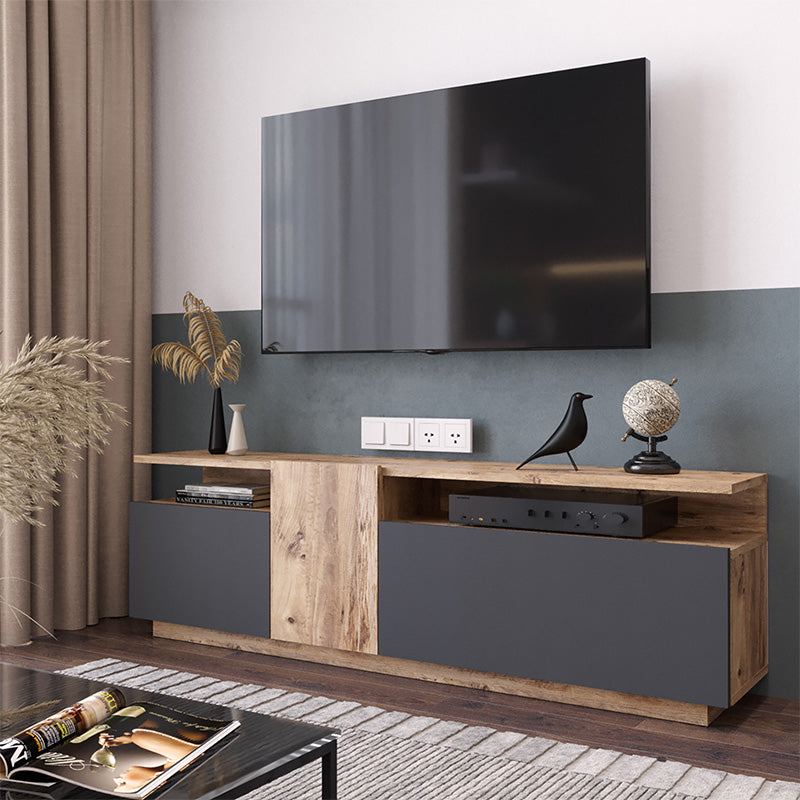 TV stand Elana pakoworld sonoma-anthracite 150x29.5x46.3cm