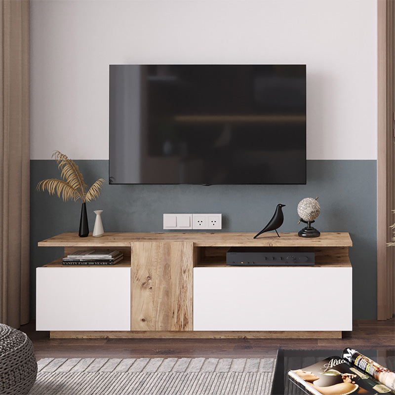 TV stand Elana pakoworld sonoma-white 150x29.5x46.3cm