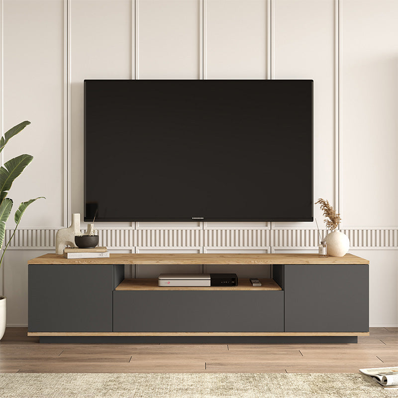 TV cabinet Soren pakoworld sonoma-anthracite 180x44.5x44.6cm