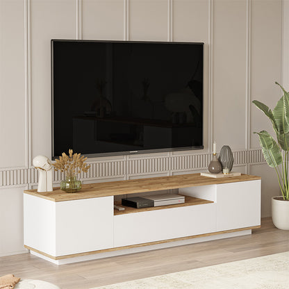 TV cabinet Soren pakoworld sonoma-whie 180x.44.5x44.6cm