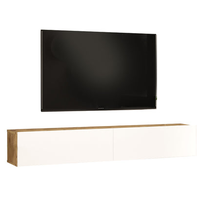 Dello pakoworld wall TV unit white-oak color 180x31.6x29.6cm