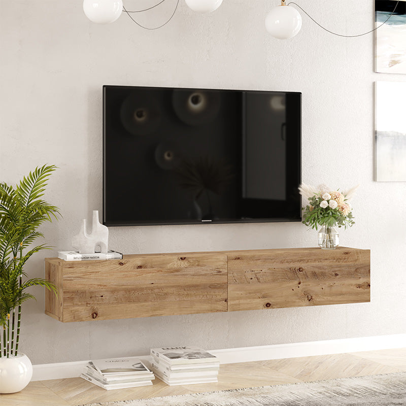 Dello pakoworld wall TV unit sonoma color 180x31.6x29.6cm