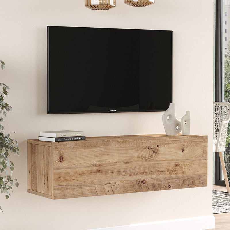 Serit pakoworld wall TV unit sonoma color 100x31.6x29.6cm