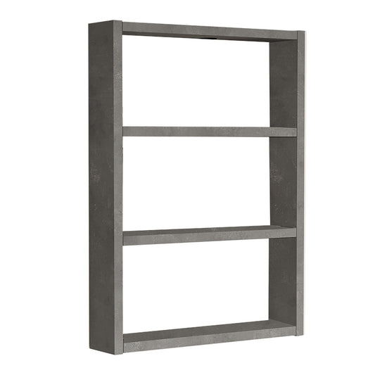 Wall shelf Seraphim pakoworld in cement color 43.2x9x60cm