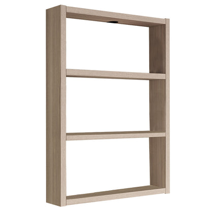Wall shelf Seraphim pakoworld in oak color 43.2x9x60cm