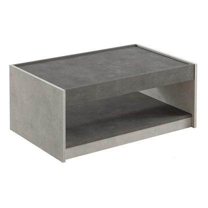 Coffee table Surprise pakoworld anthracite antique-grey antique color 93.5x60x40cm