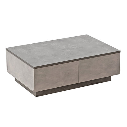 Coffee table Thunder pakoworld grey antique-anthracite antique color 90x60x31.5cm