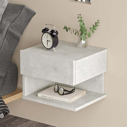 Nightstand Conquer pakoworld antique grey 40x35x31cm