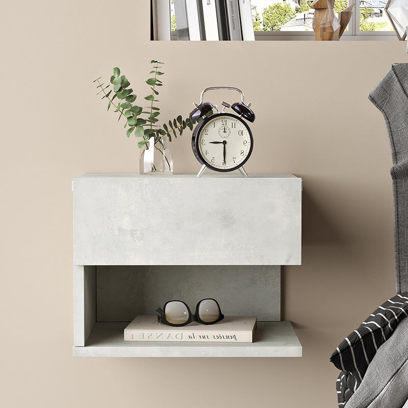 Nightstand Conquer pakoworld antique grey 40x35x31cm