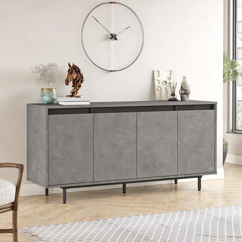 Sideboard Jethro pakoworld antique anthracite-wenge160x44.5x75.5cm