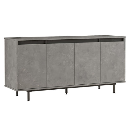 Sideboard Jethro pakoworld antique anthracite-wenge160x44.5x75.5cm