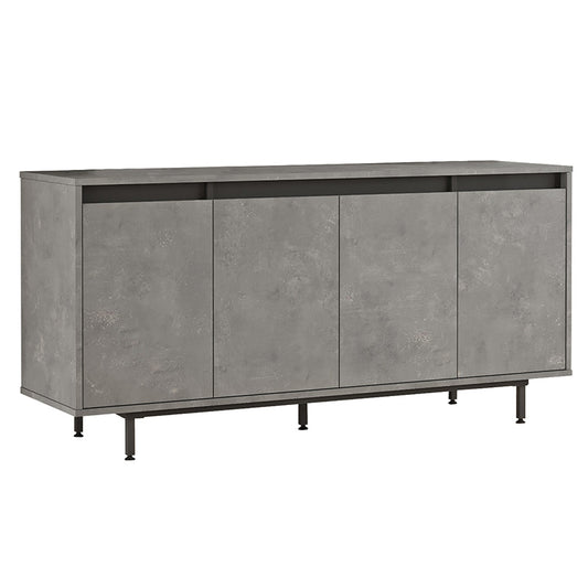 Sideboard Jethro pakoworld antique anthracite-wenge160x44.5x75.5cm