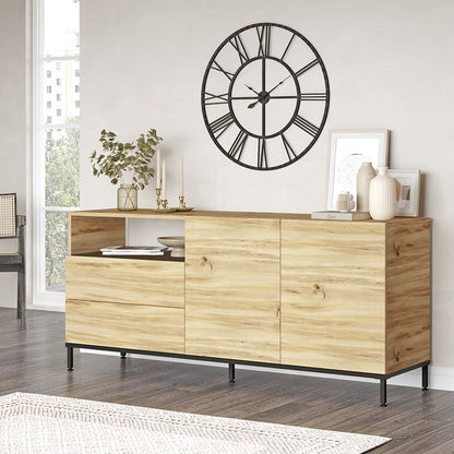 Sideboard Evaluate pakoworld sonoma-wenge 170x46.5x75.5cm