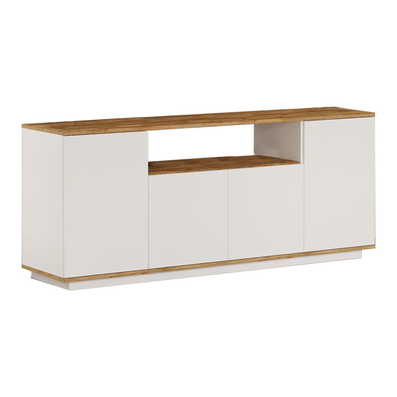 Buffet Placefol pakoworld melamine white-natural 180x44.5x75cm