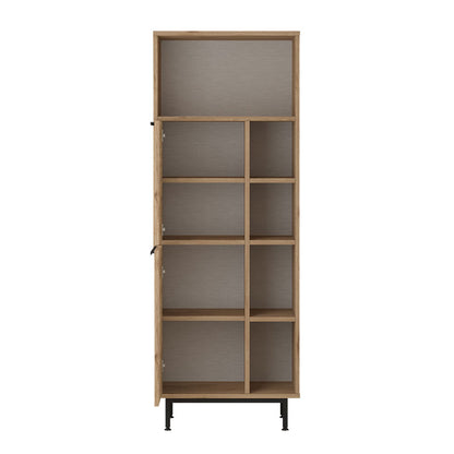 Kitchen column Migniato pakoworld natural-black 60x35.5x161.5cm