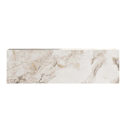 Tv unit Serit pakoworld marble ivory melamine 100x31.5x29.6cm