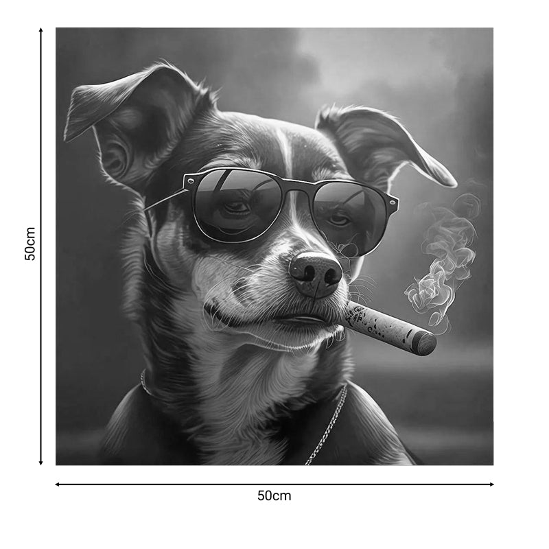 Dogstyle pakoworld digital print canvas painting 50x1.8x50cm