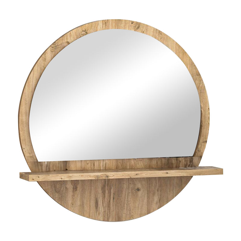 Breda pakoworld melamine mirror in natural shade 49x6x49cm