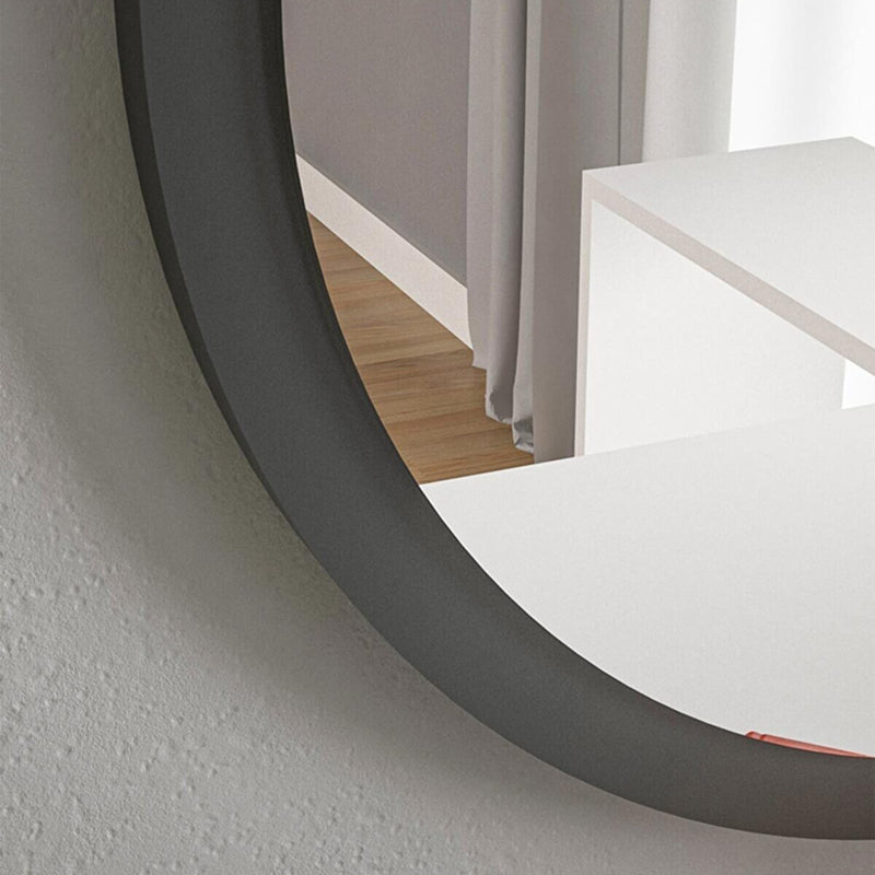 Mirror Reflex pakoworld melamine in anthracite shade 49x5x49cm