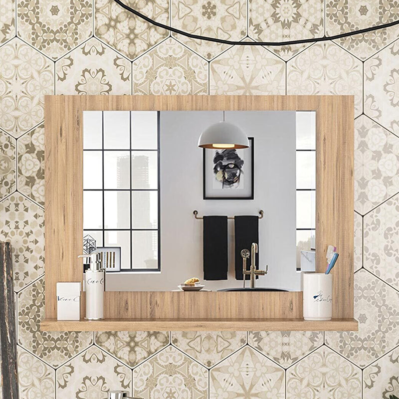 Kappa pakoworld melamine mirror in natural shade 64x6x47cm