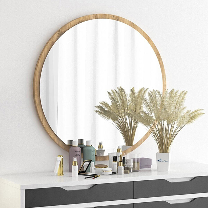 Mirror Rodro pakoworld melamine in natural shade 62x6x62cm