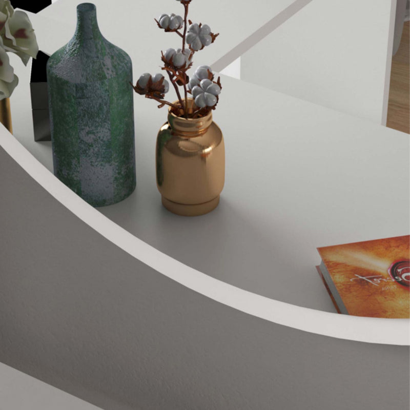 Rodro pakoworld melamine mirror in white shade 62x6x62cm