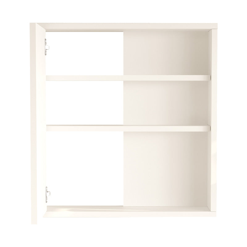 Bagno bathroom cabinet with mirror pakoworld in white shade 60x14.5x63.6cm