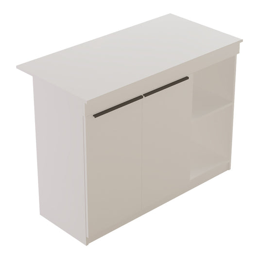 Kogile kitchen table-counter in white shade 120x60x88.2cm