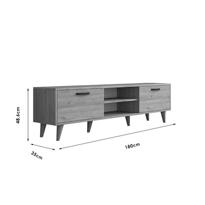 TV unit Sabian pakoworld in sonoma 180x35x48,5cm