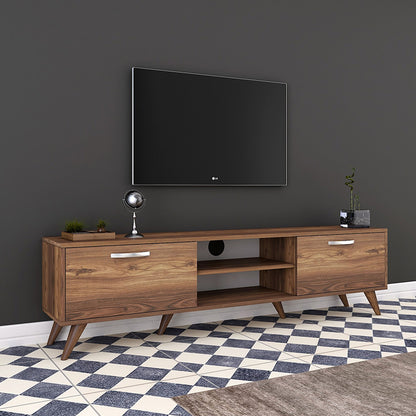 Tv unit Sabian pakoworld in walnut 180x35x48,5cm