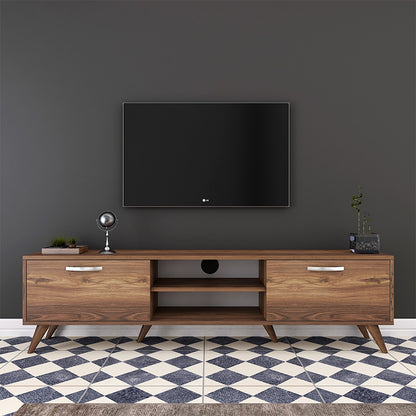 Tv unit Sabian pakoworld in walnut 180x35x48,5cm