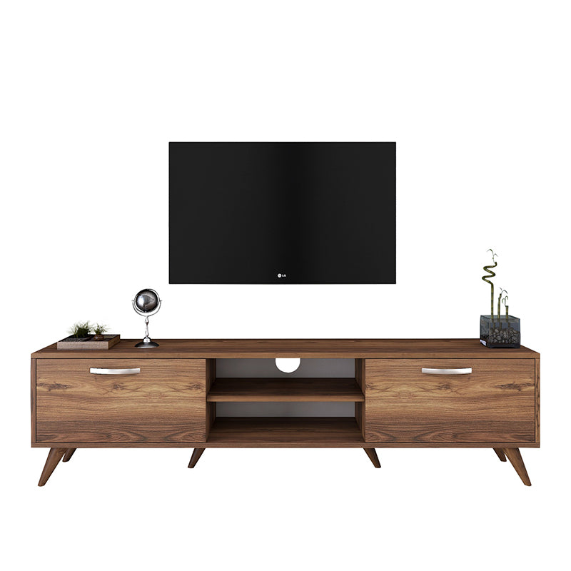 Tv unit Sabian pakoworld in walnut 180x35x48,5cm