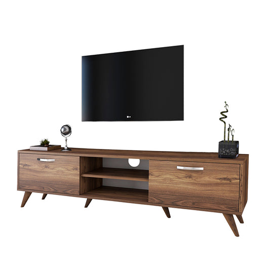 Tv unit Sabian pakoworld in walnut 180x35x48,5cm