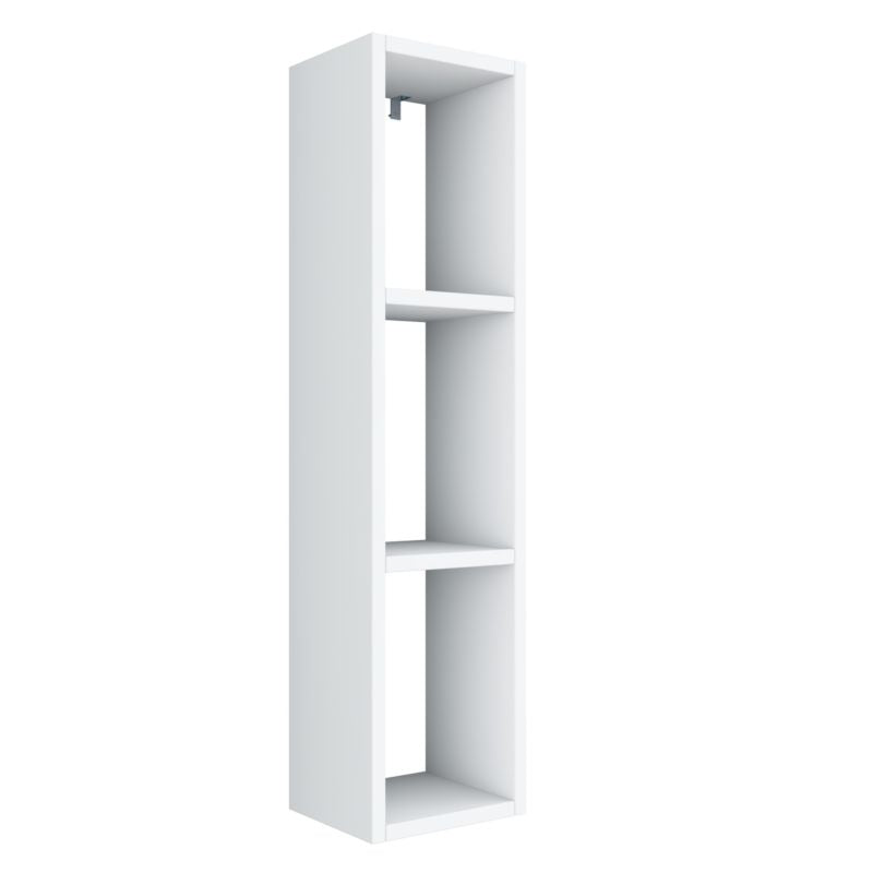 Wall shelf unit Adelia pakoworld white 22x18.5x90cm