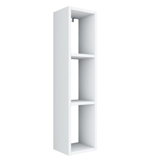 Wall shelf unit Adelia pakoworld white 22x18.5x90cm