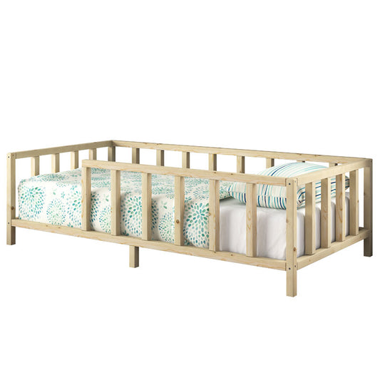 Children's bed Pelli pakoworld pine wood natural 90x190cm