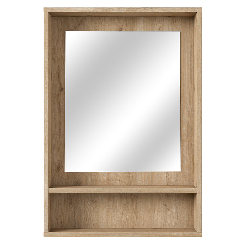 Bathroom mirror Holt pakoword in natural color 60x12x87cm