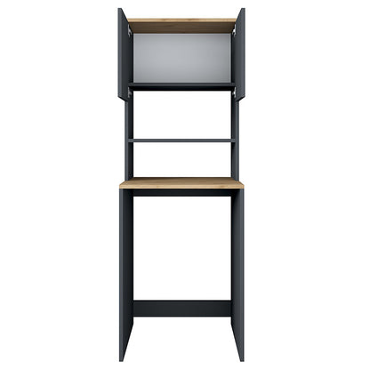 Bathroom set Rasmus pakoworld anthracite-natural 65x60x183.6cm