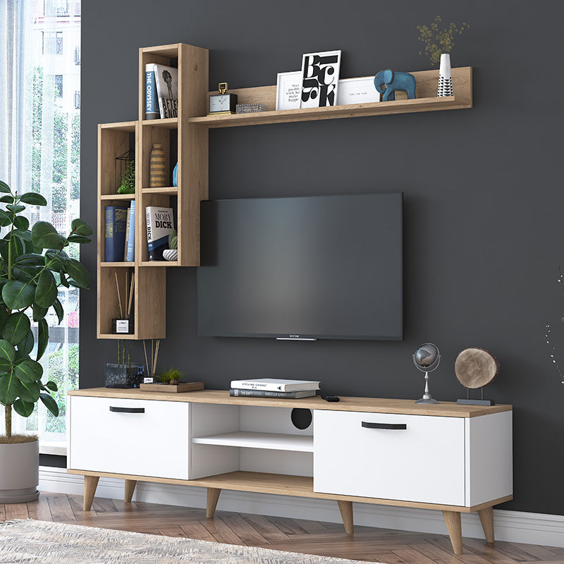 Tv unit Celty pakoworld natural-white 180x35x48.5m