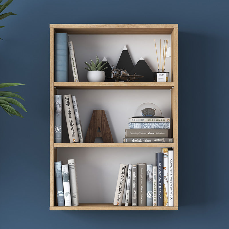 Wall shelf unit Goldie pakoworld natural-white 60x25x87cm